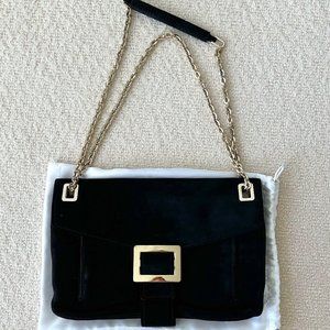 Roger Vivier - Suede Metro Bag